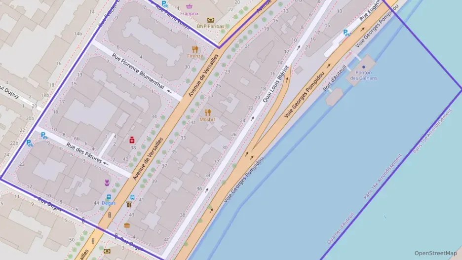 Appartement 47 m² deux pieces à vendre à Paris 16e Arrondissement