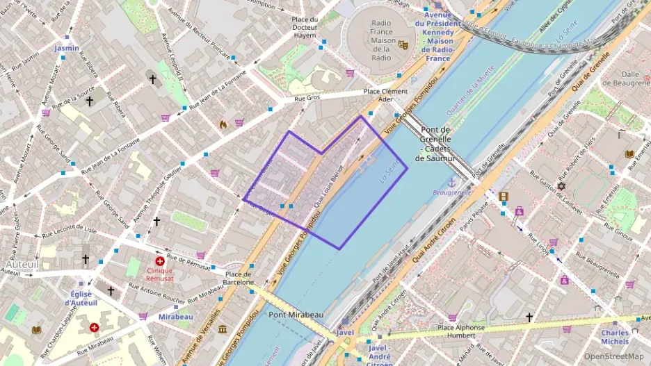 Appartement 47 m² deux pieces à vendre à Paris 16e Arrondissement