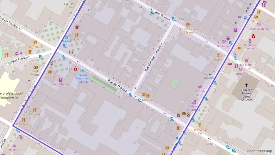 Appartement 30 m² une piece à vendre à Paris 15e Arrondissement