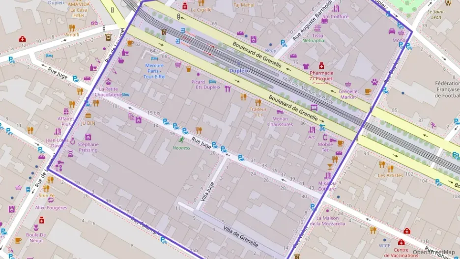 Appartement 37 m² deux pieces à vendre à Paris 15e Arrondissement