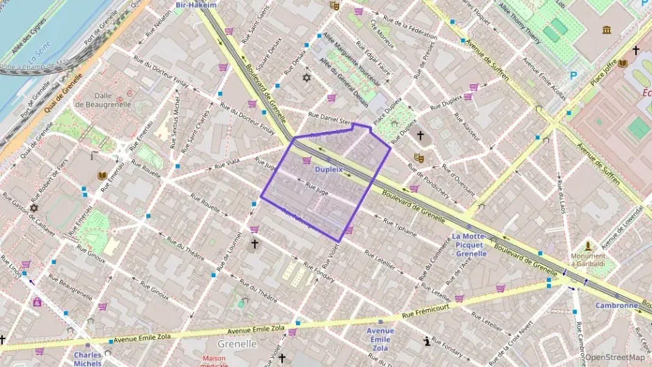 Appartement 37 m² deux pieces à vendre à Paris 15e Arrondissement