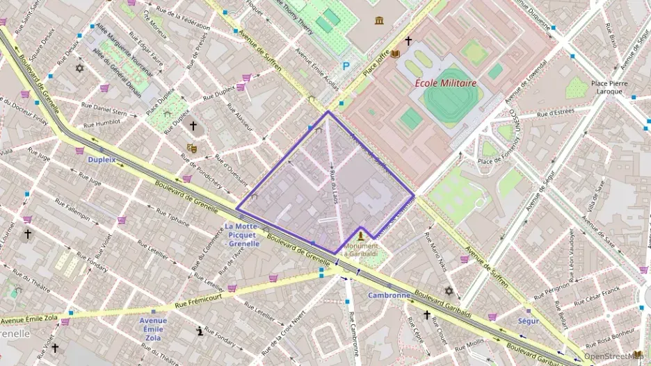 Appartement 59 m² deux pieces à vendre à Paris 15e Arrondissement