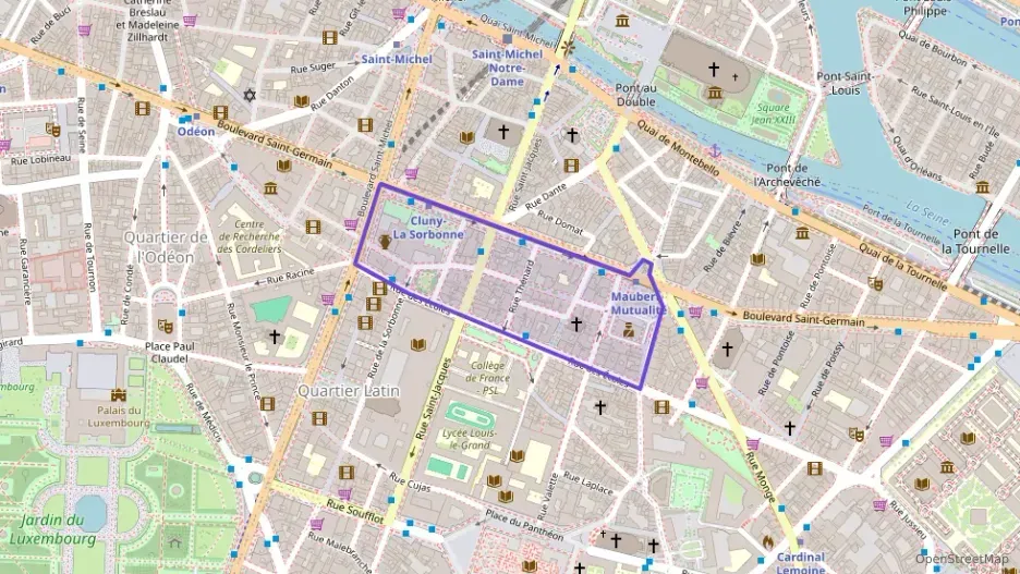 Appartement 56 m² quatre pièces à vendre à Paris 5e Arrondissement