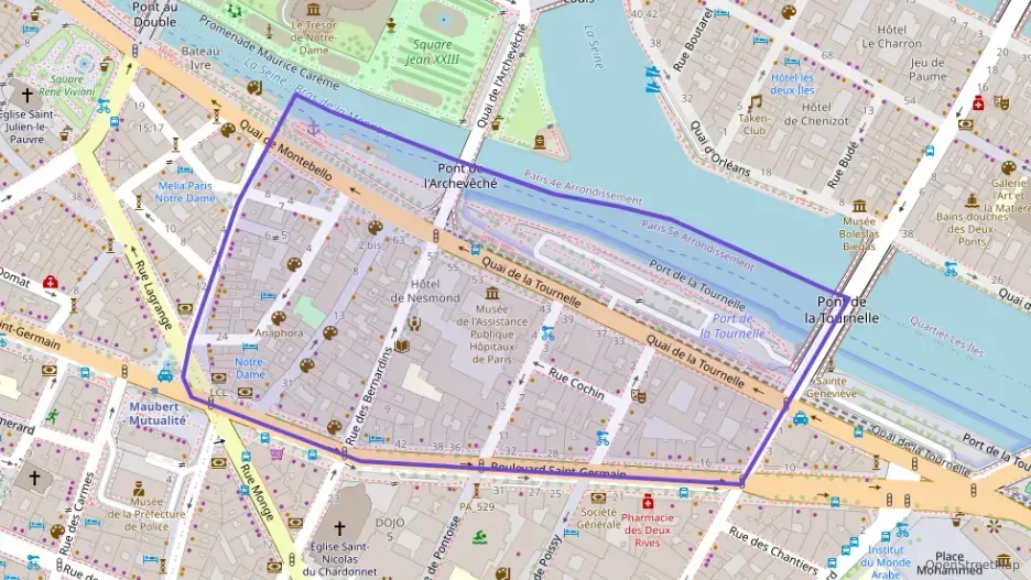 Appartement 65 m² deux pieces à vendre à Paris 5e Arrondissement