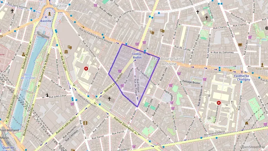 Appartement 55 m² trois pièces à vendre à Paris 12e Arrondissement