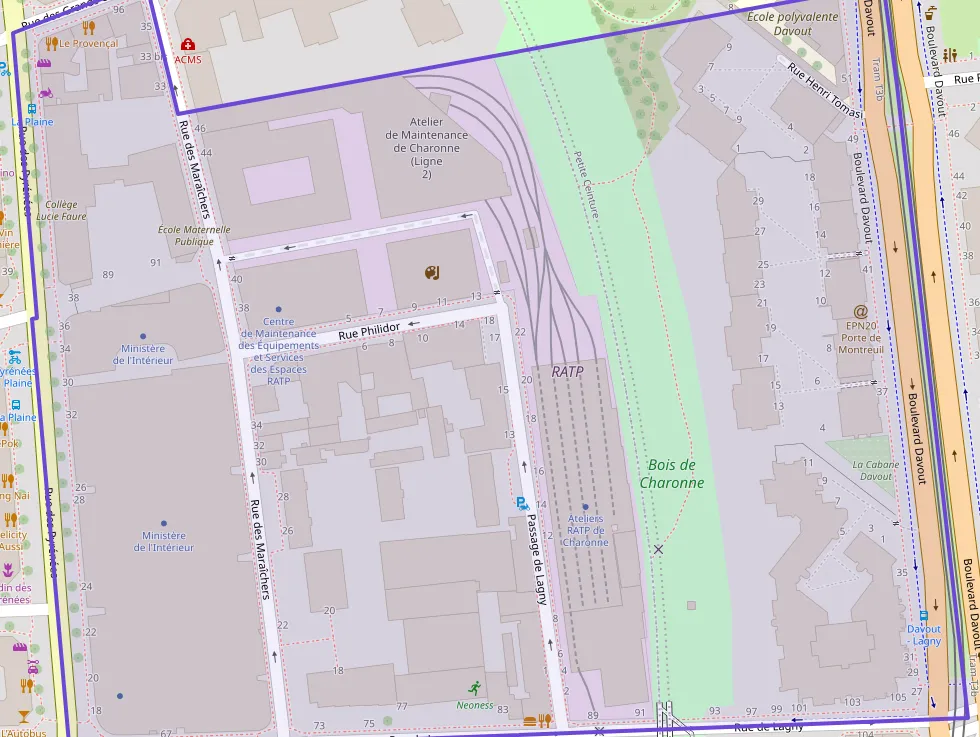 Appartement 25 m² une piece à vendre à Paris 20e Arrondissement