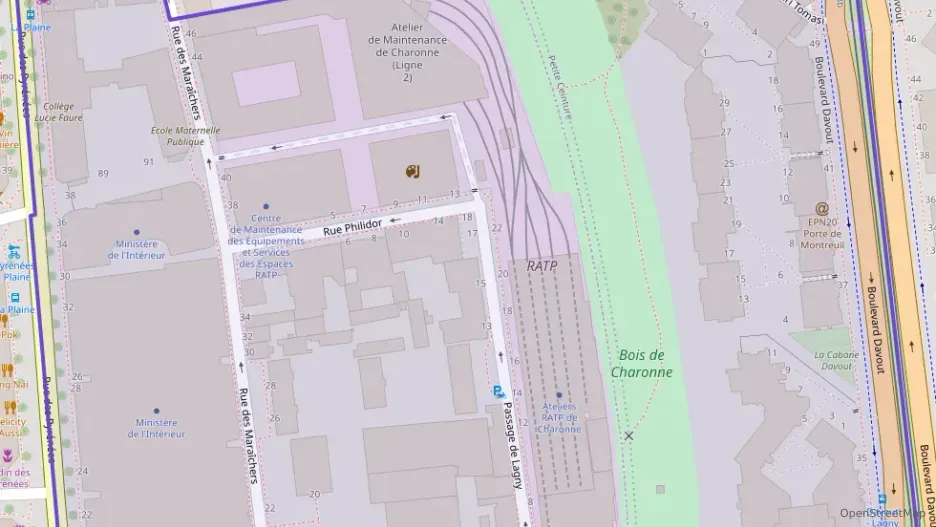 Appartement 25 m² une piece à vendre à Paris 20e Arrondissement