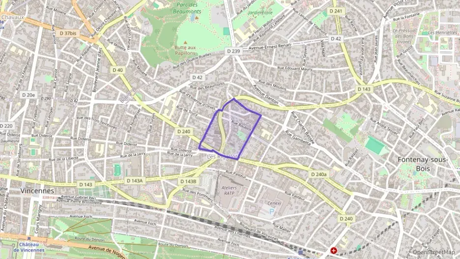 Appartement 54 m² trois pièces à vendre à Fontenay-sous-Bois