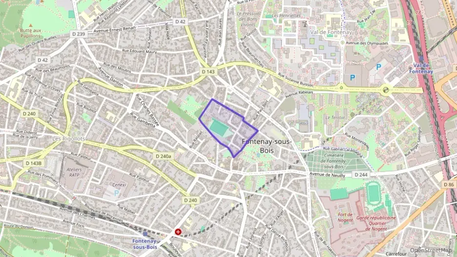 Appartement 50 m² deux pieces à vendre à Fontenay-sous-Bois