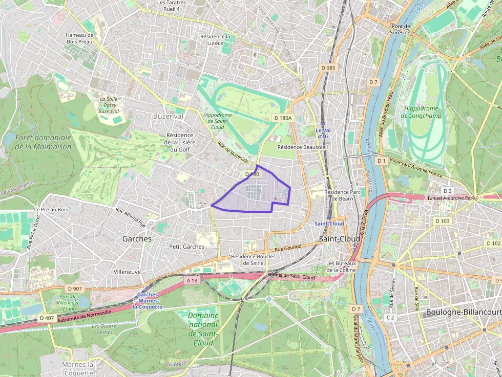 Appartement 70 m² trois pièces à vendre à Saint-Cloud