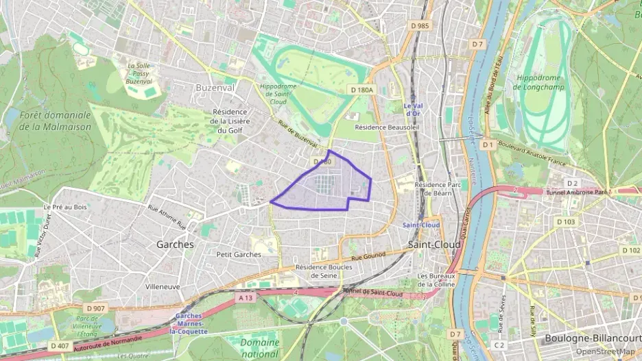 Appartement 70 m² trois pièces à vendre à Saint-Cloud Appartement 70 m² trois pièces à vendre à Saint-Cloud