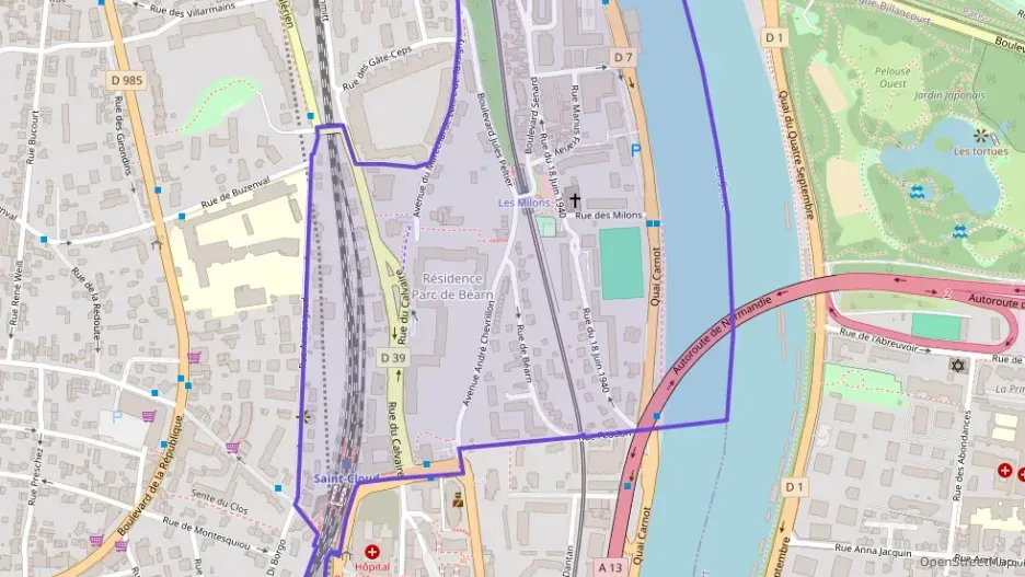 Appartement 44 m² trois pièces à vendre à Saint-Cloud