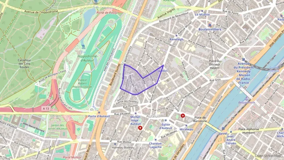 Appartement 77 m² trois pièces à vendre à Paris 16e Arrondissement