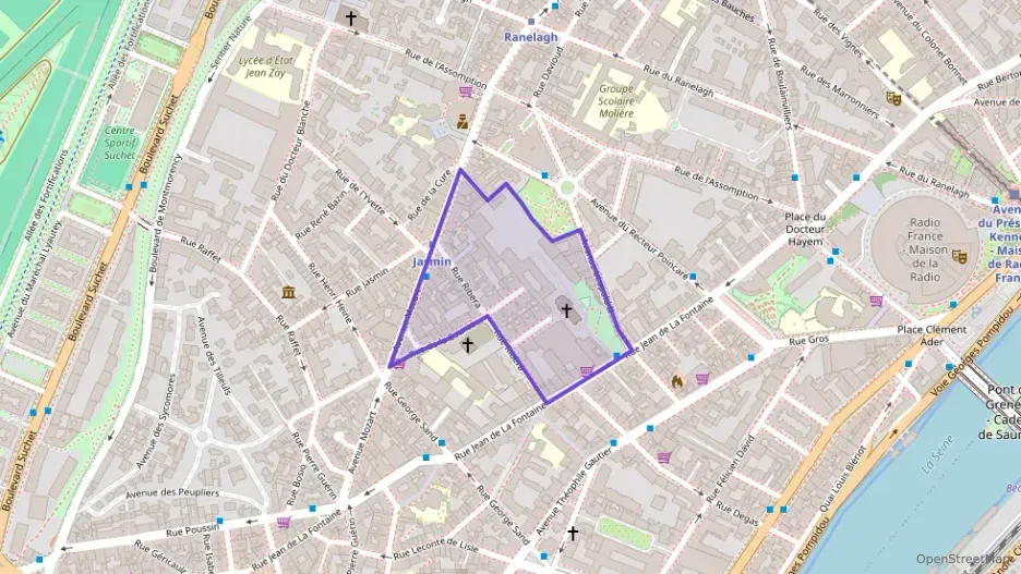 Appartement 55 m² trois pièces à vendre à Paris 16e Arrondissement