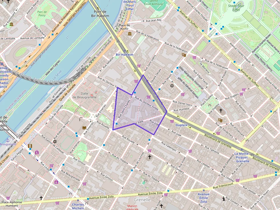 Appartement 29 m² une piece à vendre à Paris 15e Arrondissement