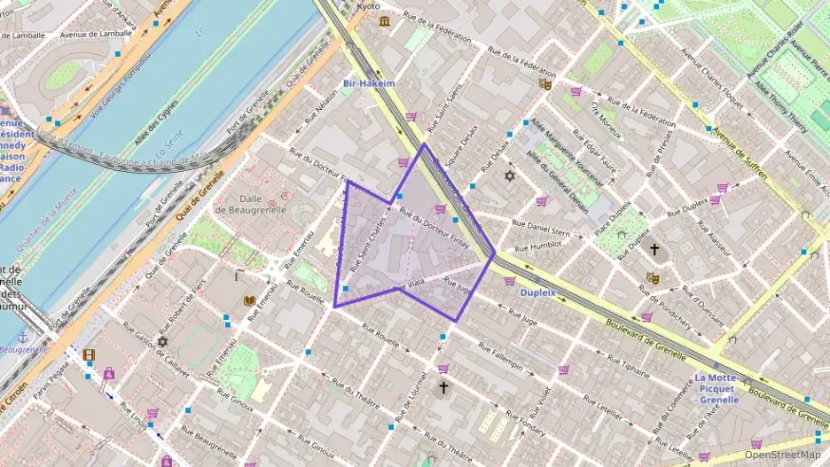 Appartement 34 m² une piece à vendre à Paris 15e Arrondissement