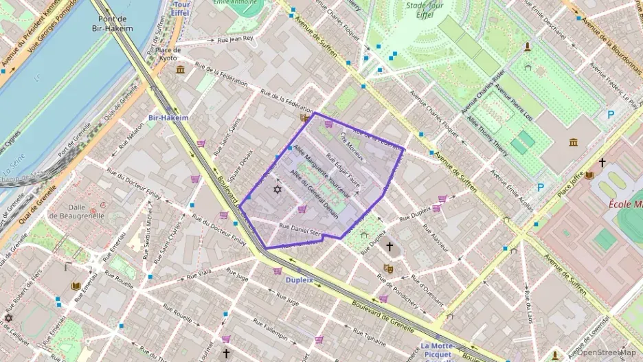 Appartement 49 m² trois pièces à vendre à Paris 15e Arrondissement