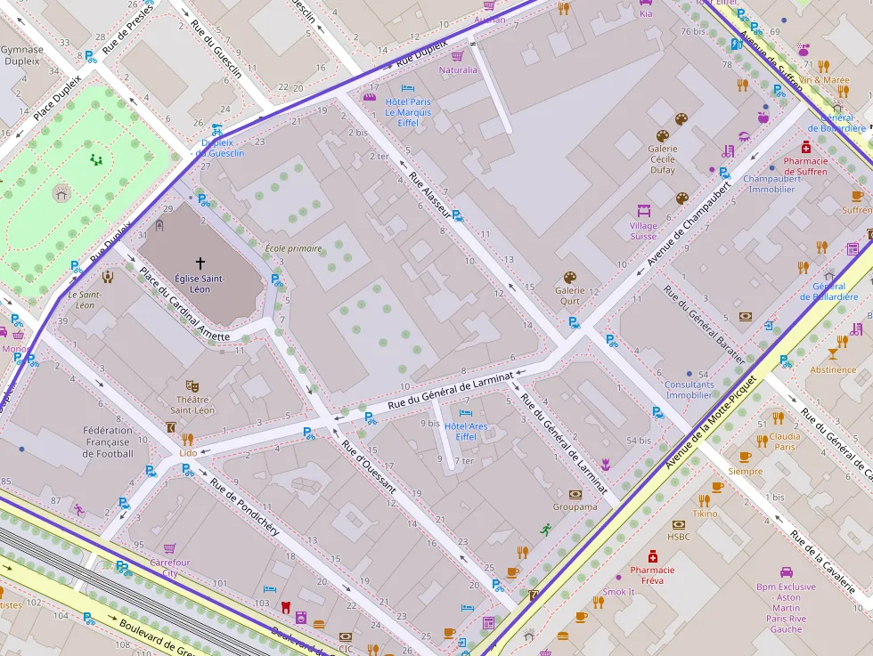 Appartement 71 m² trois pièces à vendre à Paris 15e Arrondissement