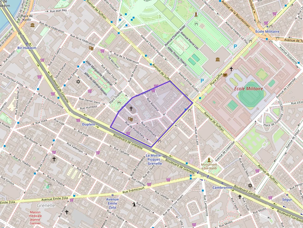 Appartement 71 m² trois pièces à vendre à Paris 15e Arrondissement