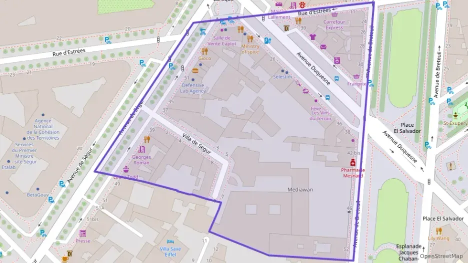 Appartement 54 m² deux pieces à vendre à Paris 7e Arrondissement Appartement 54 m² deux pieces à vendre à Paris 7e Arrondissement