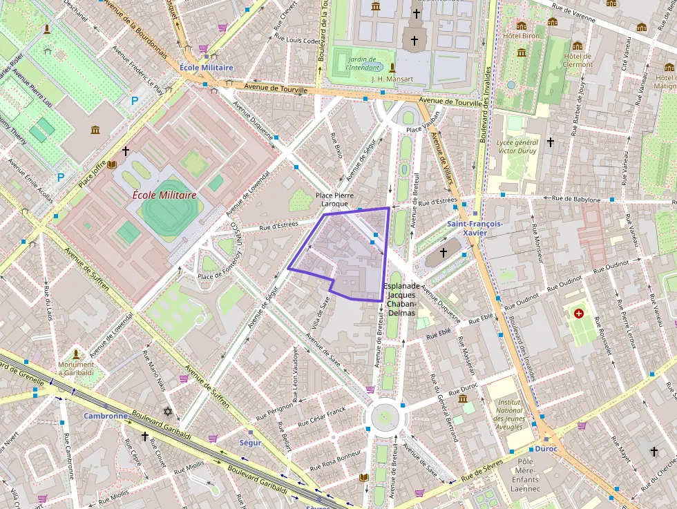 Appartement 54 m² deux pieces à vendre à Paris 7e Arrondissement