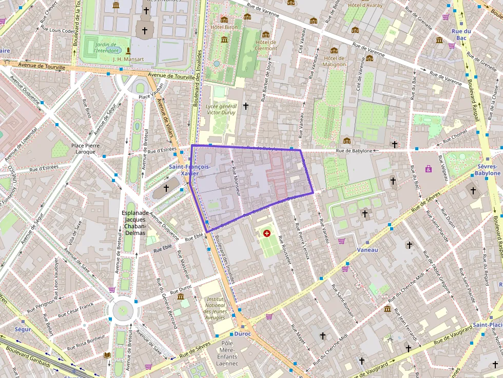 Appartement 80 m² deux pieces à vendre à Paris 7e Arrondissement