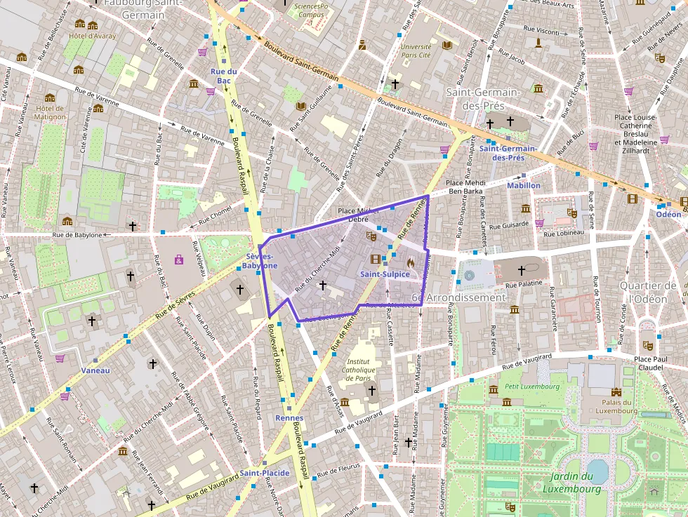 Appartement 93 m² trois pièces à vendre à Paris 6e Arrondissement