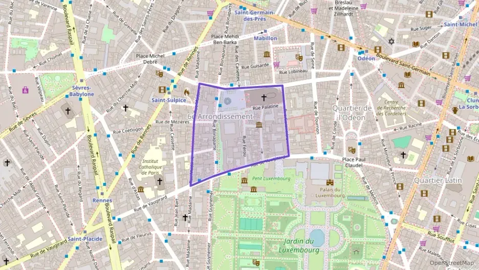 Appartement 67 m² trois pièces à vendre à Paris 6e Arrondissement