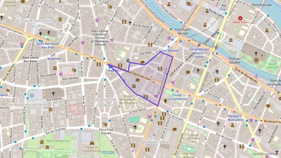 Appartement 74 m² deux pieces à vendre à Paris 6e Arrondissement