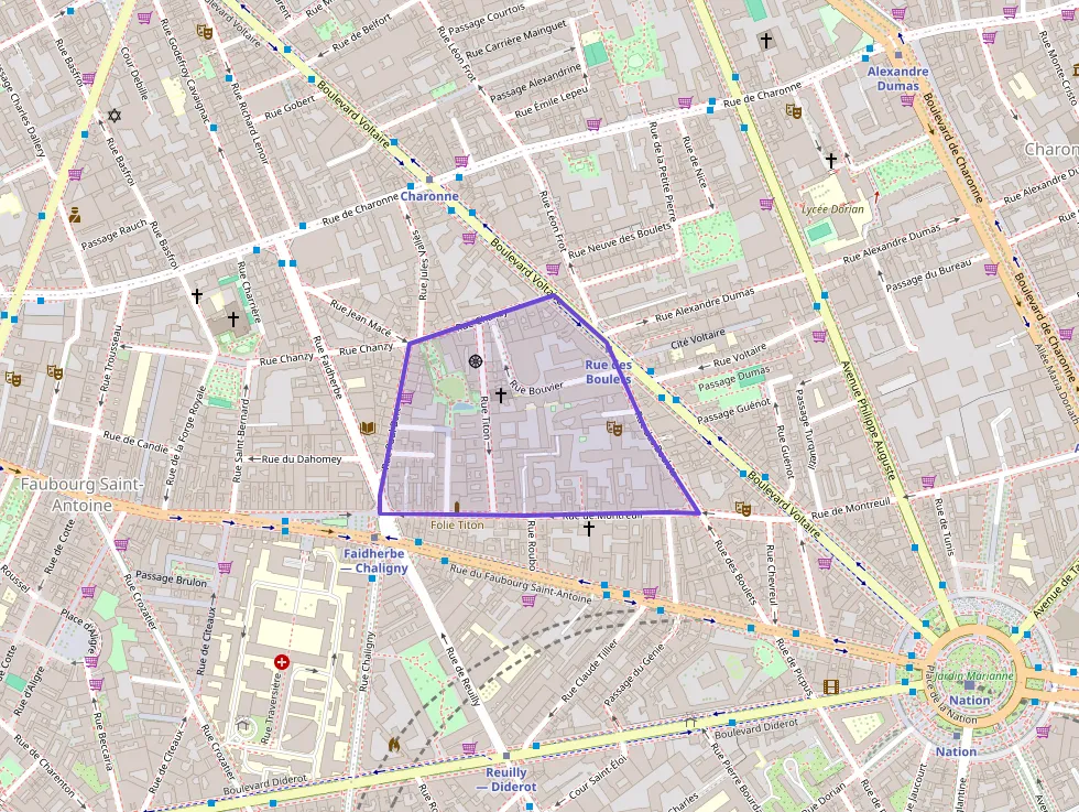 Appartement 25 m² deux pieces à vendre à Paris 11e Arrondissement