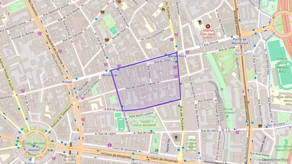 Appartement 44 m² deux pieces à vendre à Paris 20e Arrondissement