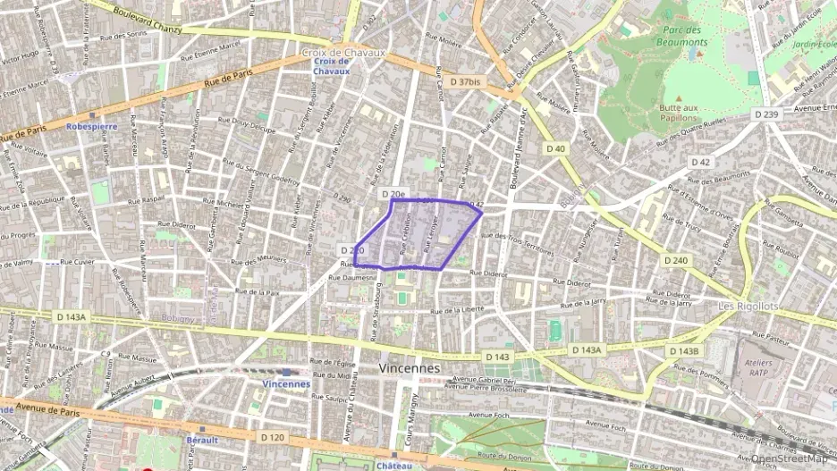 Appartement 47 m² trois pièces à vendre à Vincennes