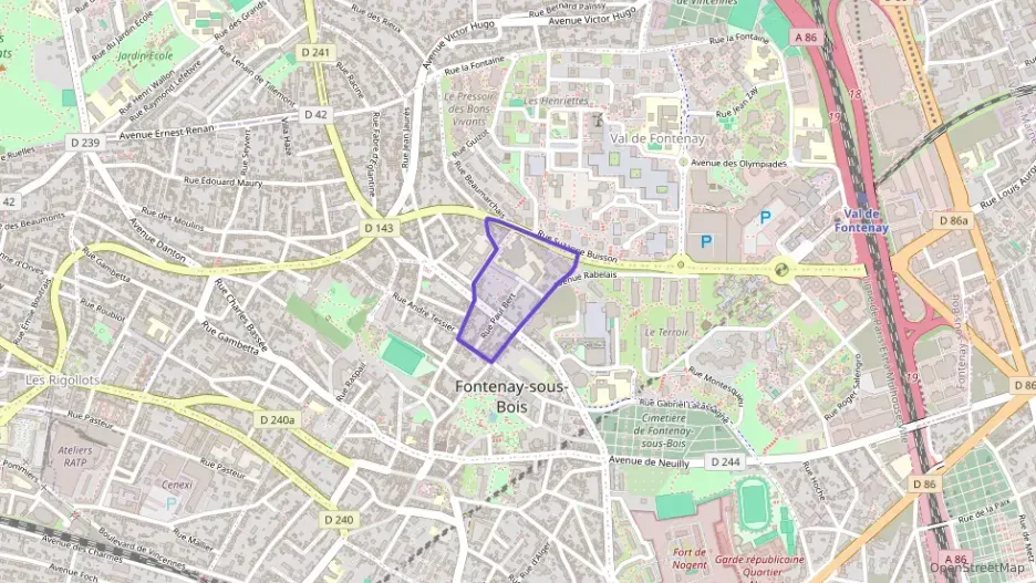 Appartement 49 m² deux pieces à vendre à Fontenay-sous-Bois