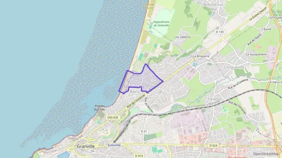 Appartement 48 m² deux pieces à vendre à Donville-les-Bains