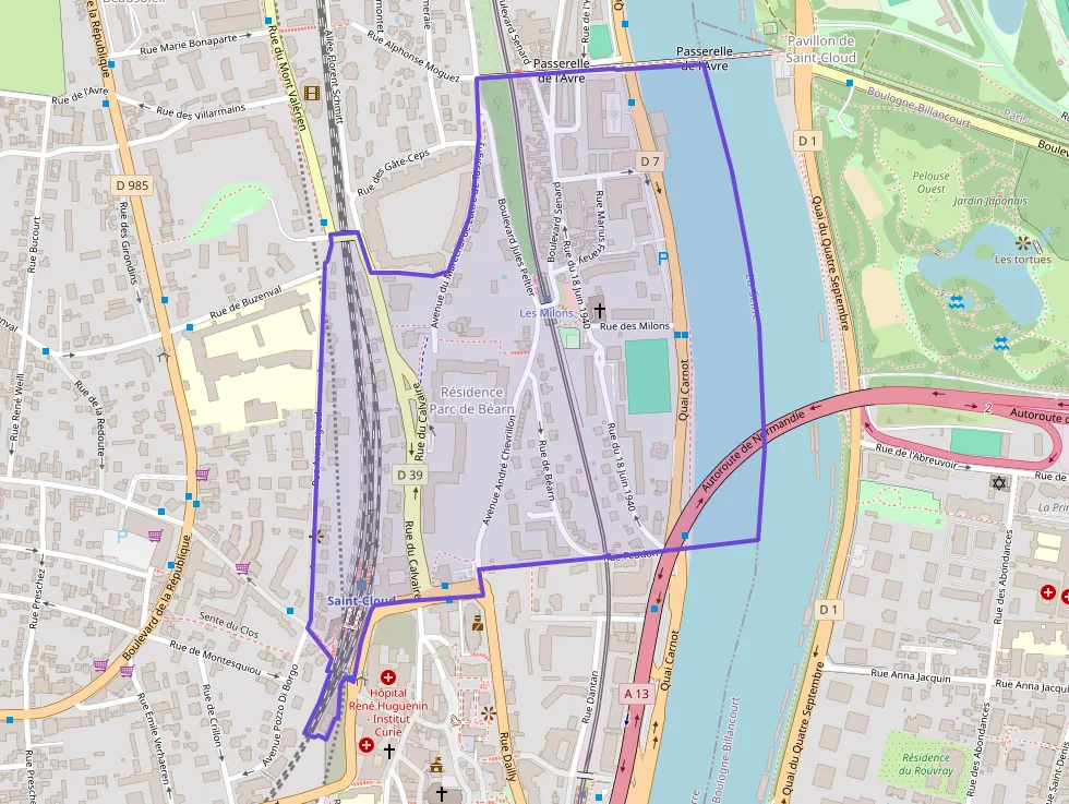 Appartement 30 m² une piece à vendre à Saint-Cloud