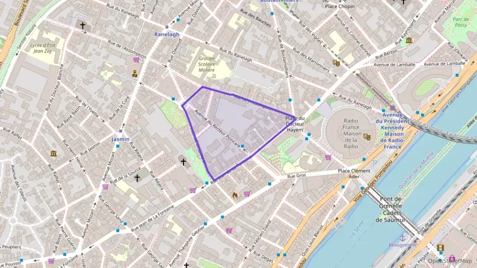 Appartement 103 m² trois pièces à vendre à Paris 16e Arrondissement