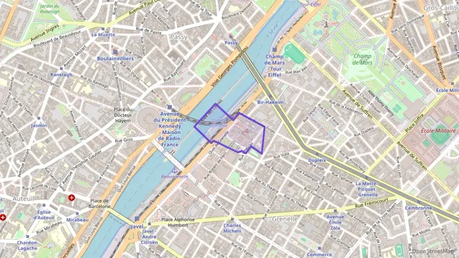 Appartement 75 m² quatre pièces à vendre à Paris 15e Arrondissement