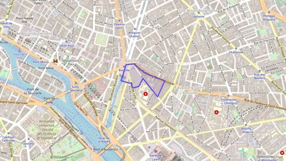 Appartement 40 m² deux pieces à vendre à Paris 12e Arrondissement