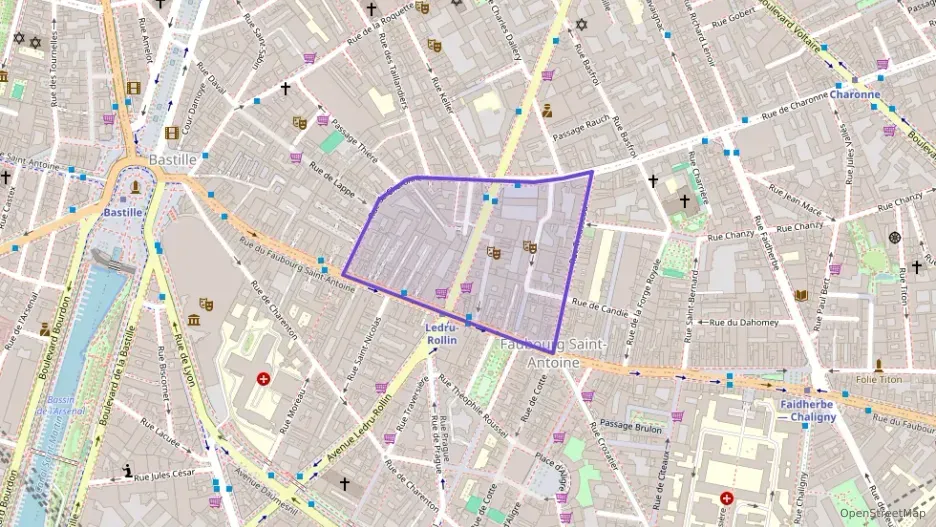 Appartement 47 m² deux pieces à vendre à Paris 11e Arrondissement