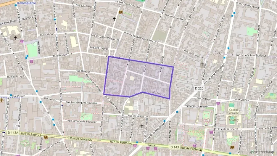 Appartement 35 m² deux pieces à vendre à Montreuil
