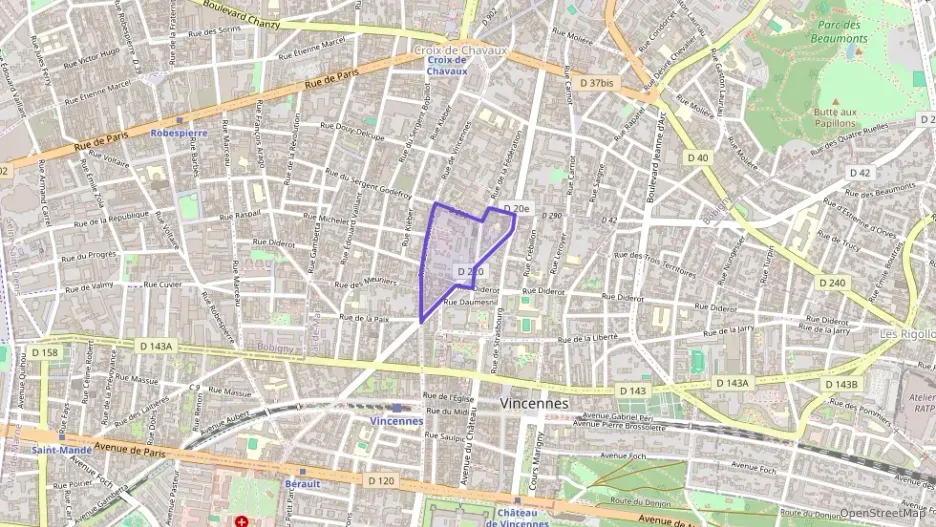 Appartement 48 m² trois pièces à vendre à Vincennes