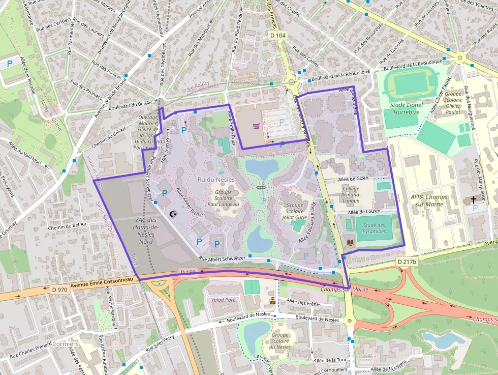 Appartement 65 m² trois pièces à vendre à Champs-sur-Marne