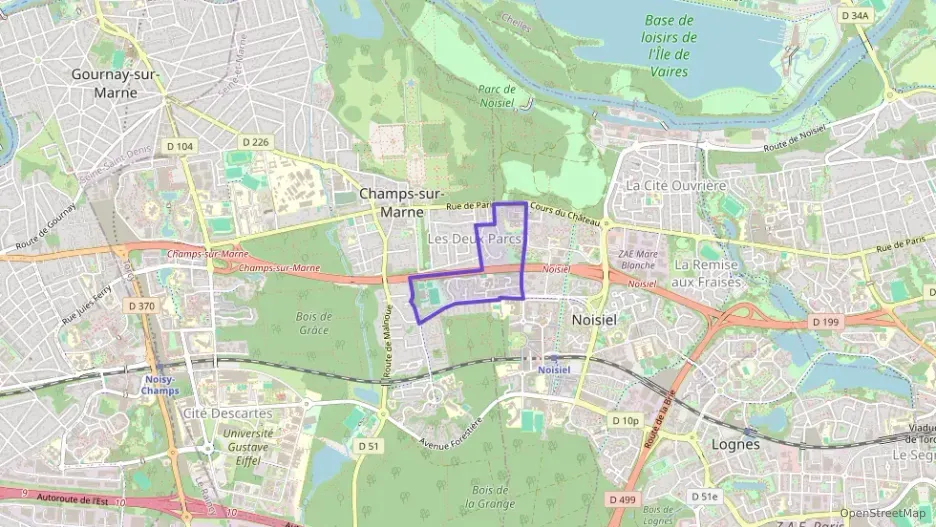 Appartement 47 m² deux pieces à vendre à Champs-sur-Marne