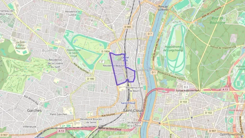 Appartement 140 m² quatre pièces à vendre à Saint-Cloud