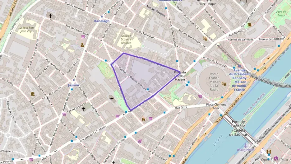 Appartement 87 m² trois pièces à vendre à Paris 16e Arrondissement