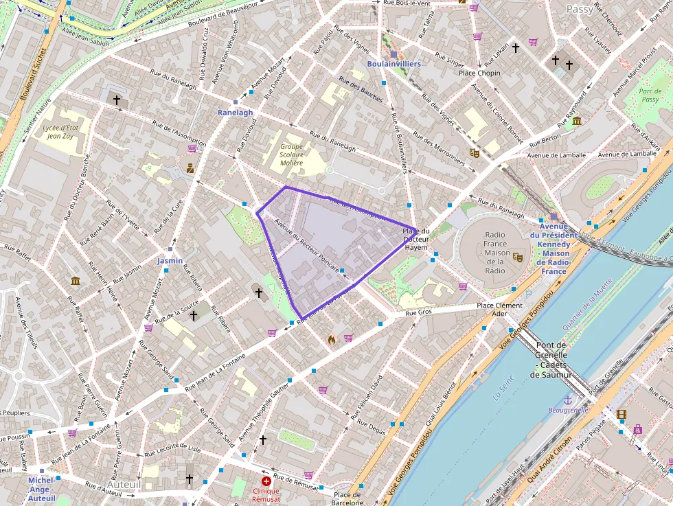 Appartement 33 m² deux pieces à vendre à Paris 16e Arrondissement