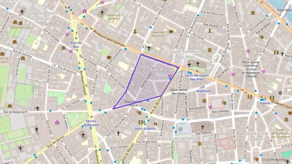 Appartement 92 m² quatre pièces à vendre à Paris 6e Arrondissement Appartement 92 m² quatre pièces à vendre à Paris 6e Arrondissement