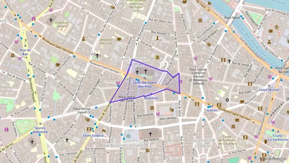 Appartement 67 m² quatre pièces à vendre à Paris 6e Arrondissement