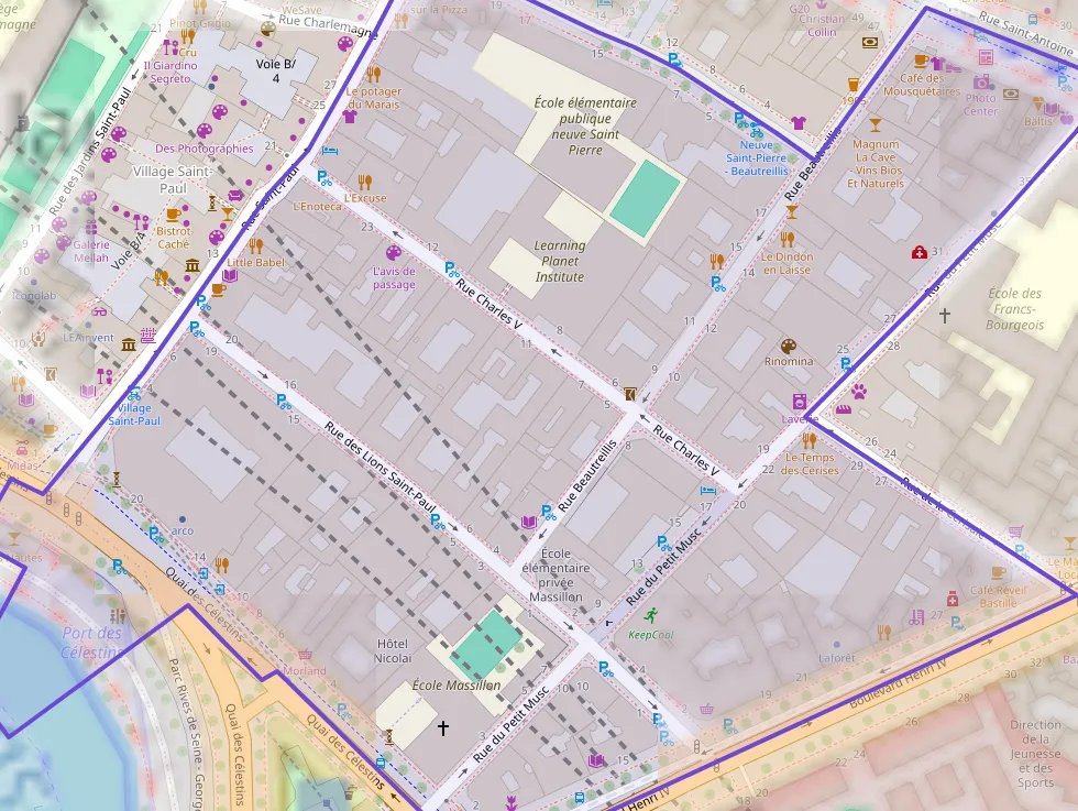 Appartement 56 m² trois pièces à vendre à Paris 4e Arrondissement