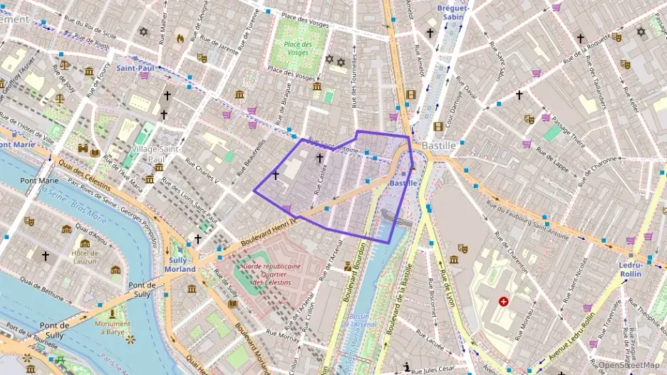 Appartement 46 m² trois pièces à vendre à Paris 4e Arrondissement Appartement 46 m² trois pièces à vendre à Paris 4e Arrondissement